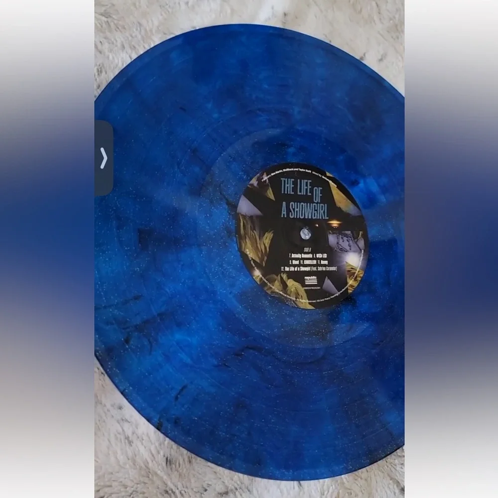 Life of a Showgirl Baby, Thats Show Business - Lakeside Beach Blue Sparkle Vinyl - Picture 7 of 7